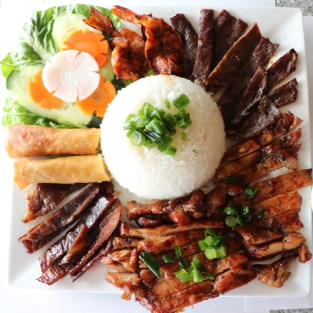 Combination Rice Plate.
