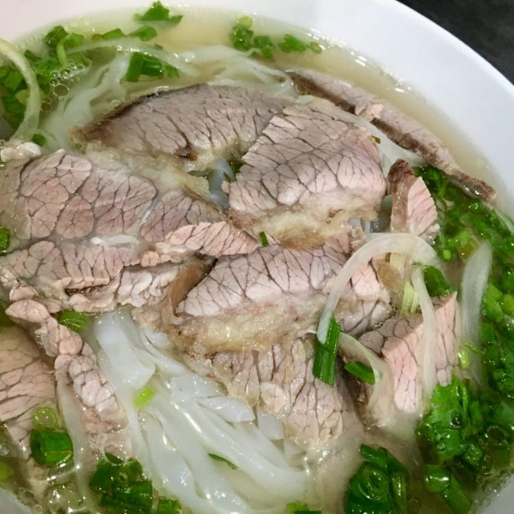 4. Brisket and Rice Noodle Soup.