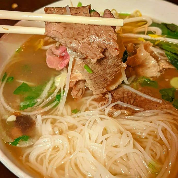 10. Brisket, Flank, and Rice Noodle Soup.