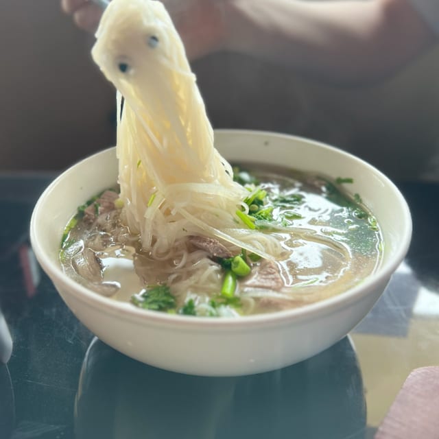 8 Sp. Wagyu Beef and Rice Noodle Soup.